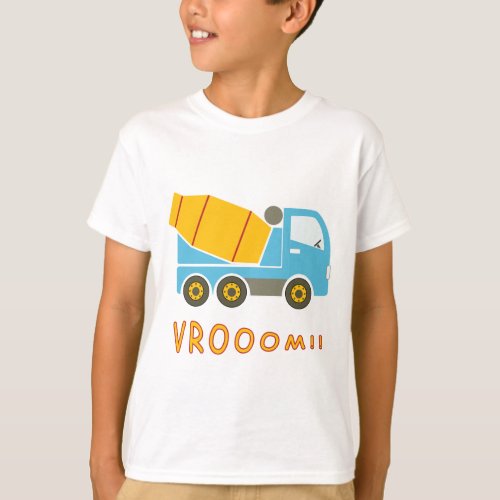 Cement mixer truck T_Shirt