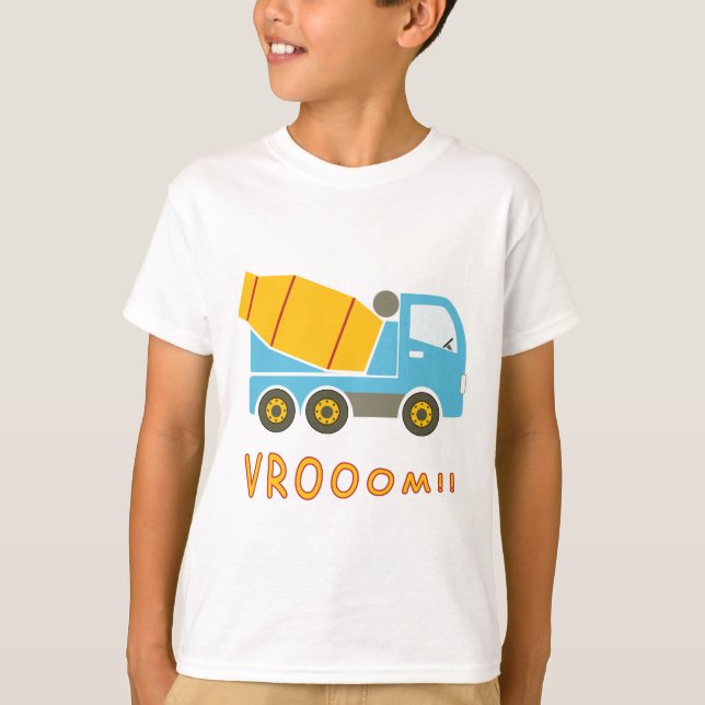 Cement mixer truck T-Shirt (Front)