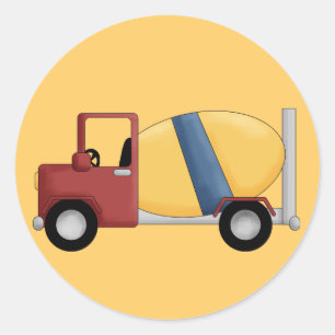 Cement Mixer Tshirts and Gifts Classic Round Sticker