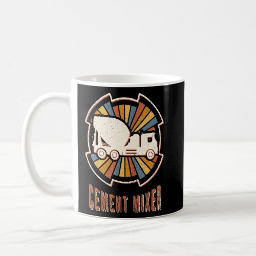 Cement Mixer Vintage Classic Retro Love  Coffee Mug