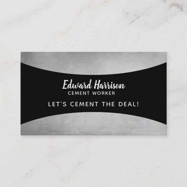 Cement the Deal Business Cards (Front)