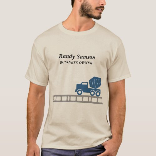 Cement Truck Construction Service  T_Shirt