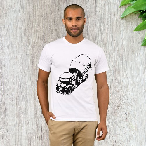 Cement Truck Mens T_Shirt