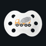 Cement Truck Pacifier<br><div class="desc">Complete your construction worker costume with this Cement Truck design by Embroidery patterns.</div>