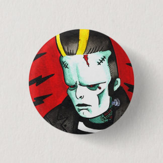 Cemetary King Pinback Button