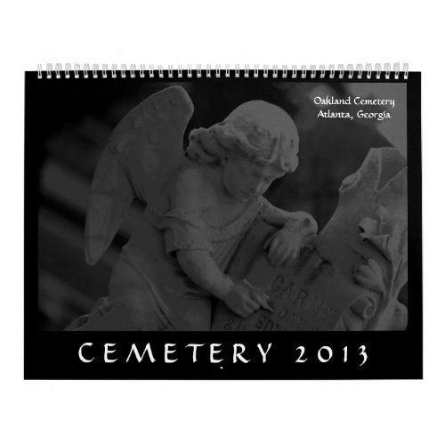 Cemetery 2013 Oakland Cemetery Atlanta GA Calendar