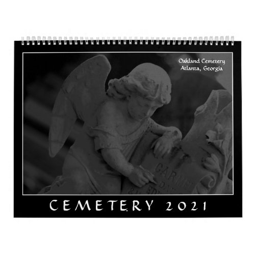 Cemetery 2021 Oakland Cemetery Atlanta GA Calendar