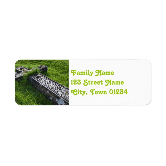 Cemetery at Rock of Cashel Label (Front)