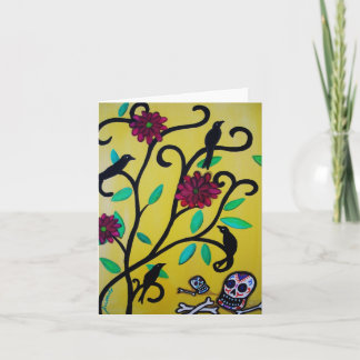 CEMETERY DAY OF THE DEAD CARD