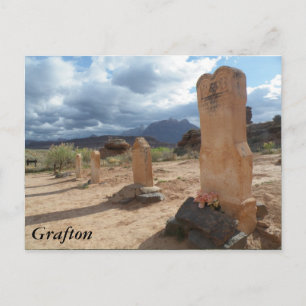 Cemetery - Grafton Postcard