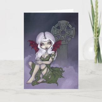 "Cemetery Mist" Greeting Card