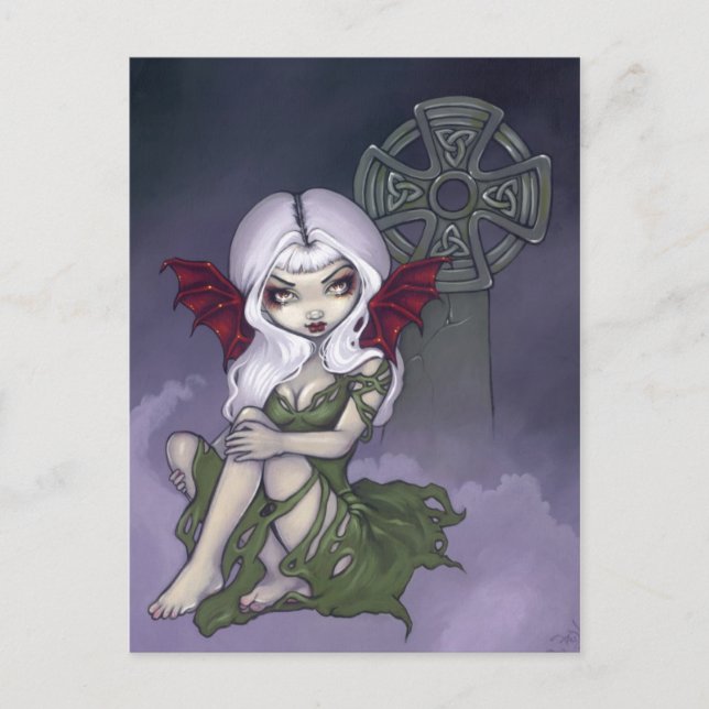 "Cemetery Mist" Postcard (Front)