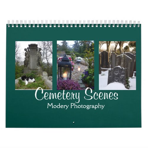 Cemetery Scenes Calendar