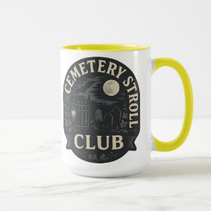 Cemetery Stroll Club Halloween Mug