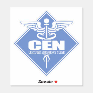 CEN (Certified Emergency Nurse) diamond Sticker