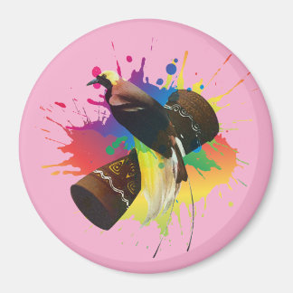 Cendrawasih The Bird Of Paradise Colorful Magnet