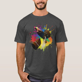 Cendrawasihhe Bird Of Paradise Colorful Papua girl T-Shirt