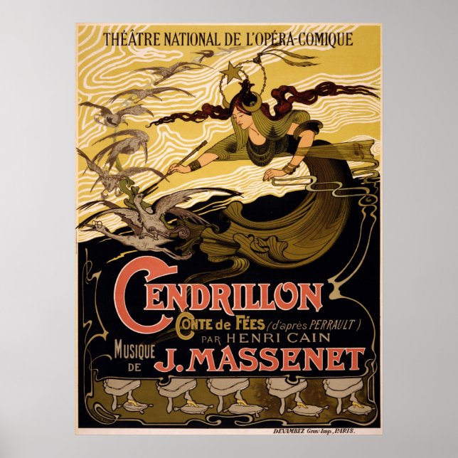 Cendrillon, conte de fées -  Opera Poster (Front)