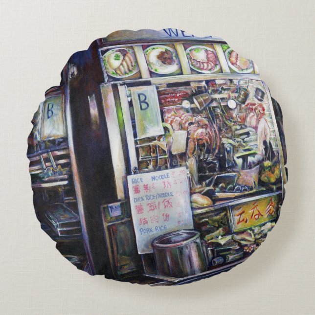 Cenosillicaphia, Singapore Round Pillow (Front)