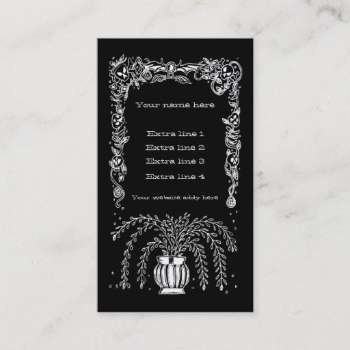 Customizable cenotaph business cards