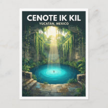 Cenote Ik Kil Pisté Mexico Souvenir