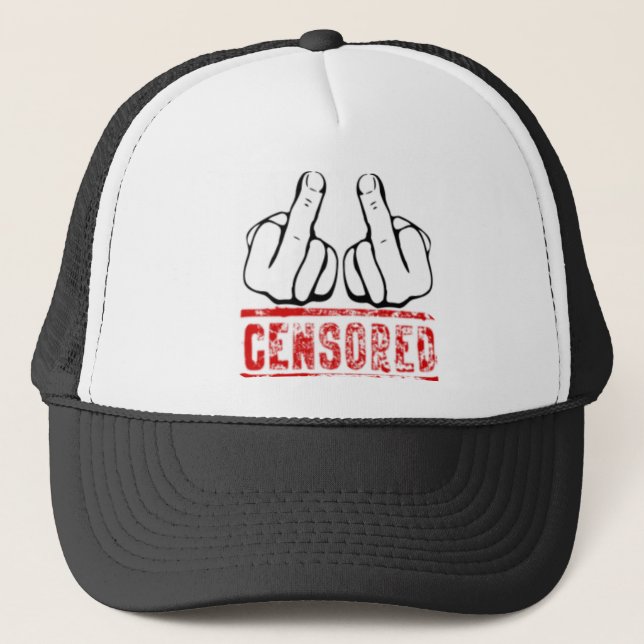 Censored Style Trucker Hat (Front)
