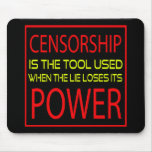 Censorship Mouse Pad