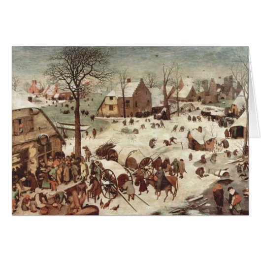 Census at Bethlehem by Pieter Bruegel (Front Horizontal)
