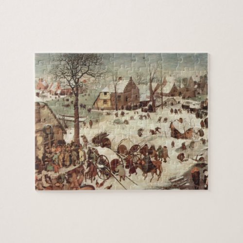 Census at Bethlehem by Pieter Bruegel Jigsaw Puzzle