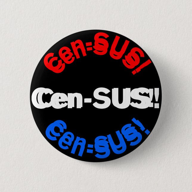 Census II Button (Front)