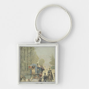 Census of Travellers in France Keychain