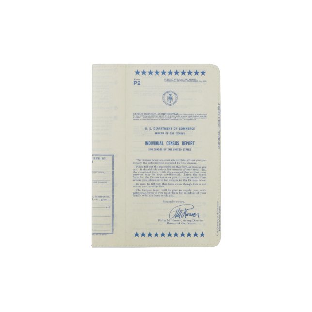 Census Report Passport Holder (Front)
