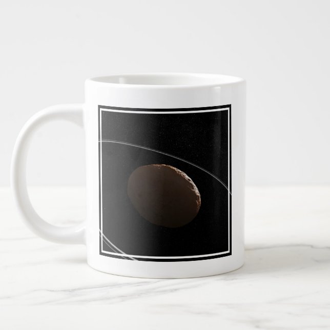 Centaur 1099 Chariklo And Its Rings. Giant Coffee Mug (Left)