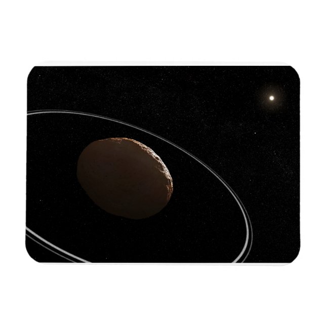 Centaur 1099 Chariklo And Its Rings. Magnet (Horizontal)