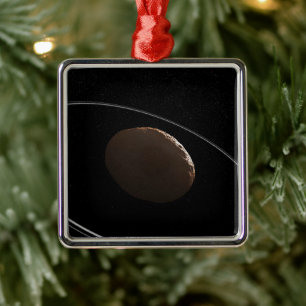 Centaur 1099 Chariklo And Its Rings. Metal Ornament