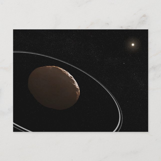 Centaur 1099 Chariklo And Its Rings. Postcard (Front)