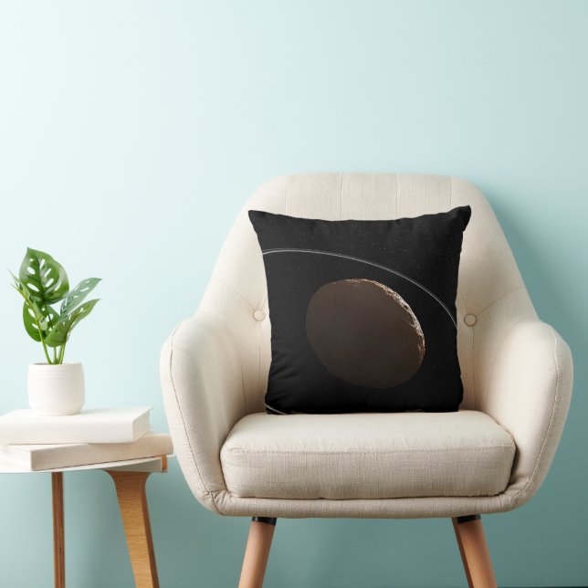 Centaur 1099 Chariklo And Its Rings. Throw Pillow (Chair)