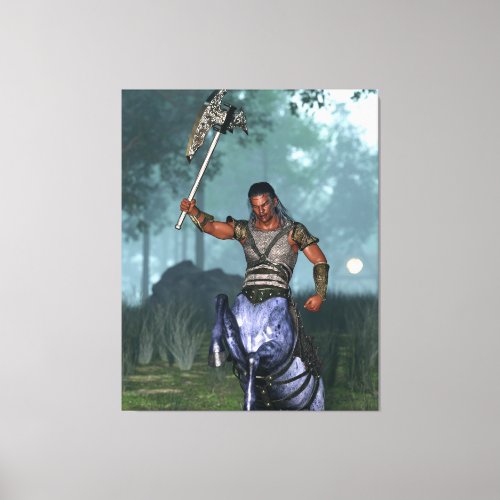 Centaur Ready For Battle Canvas Print