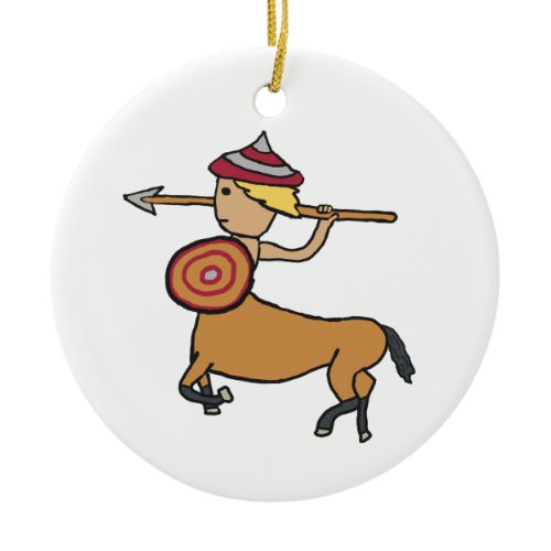 Centaur Sagittarius Ceramic Ornament