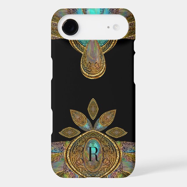 Centauri Deco Monogram Case-Mate iPhone Case (Back)