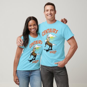 Centaurs Rule Burnout T-shirt by 785tees at Zazzle