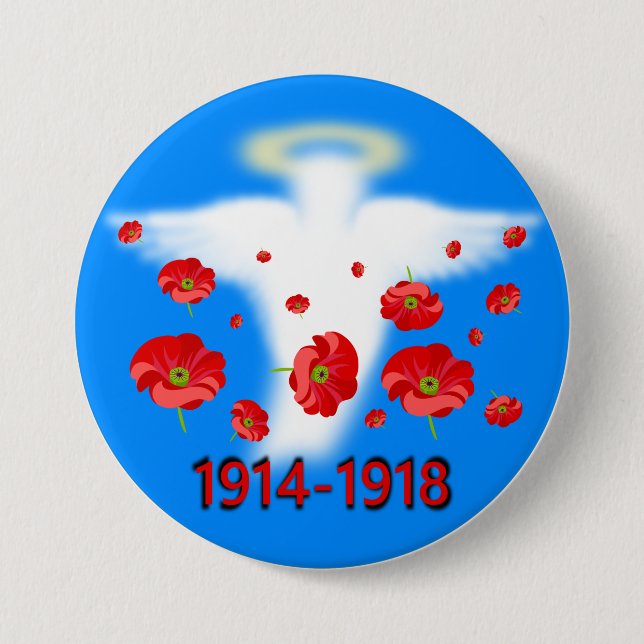 Centenary of End of First World War Button (Front)