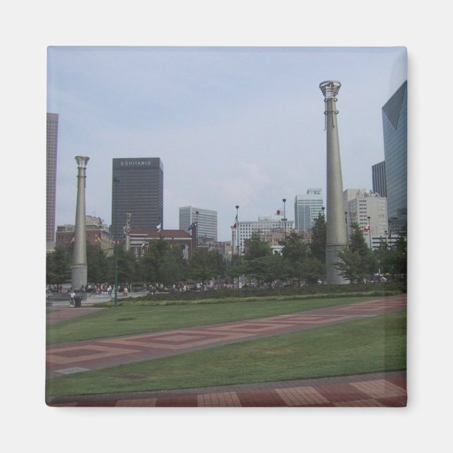 Centenial Olympic Park At Downtown Atlanta, Ga, Magnet (Front)