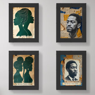 Centennial Black History Heritage Wall Art Set