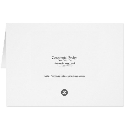 Centennial Bridge at Sunset (Back Horizontal)