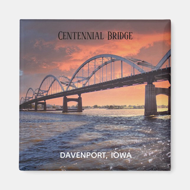 Centennial Bridge Magnet (Front)
