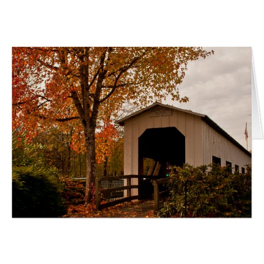 Centennial Covered Bridge, Oregon Cards (Front Horizontal)