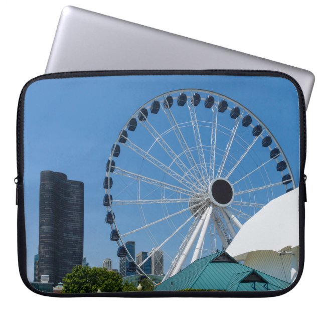 Centennial Ferris Wheel Laptop Sleeve (Front)