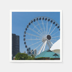 Centennial Ferris Wheel Paper Napkins