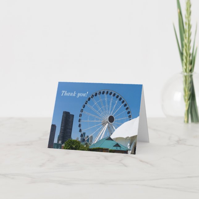 Centennial Ferris Wheel Thank You Card (Front)